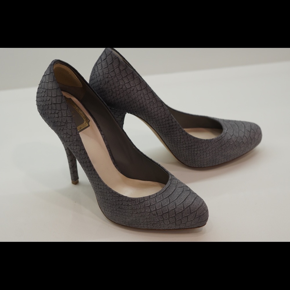 Miss Dior Grey Suede Stilettos - 39.5